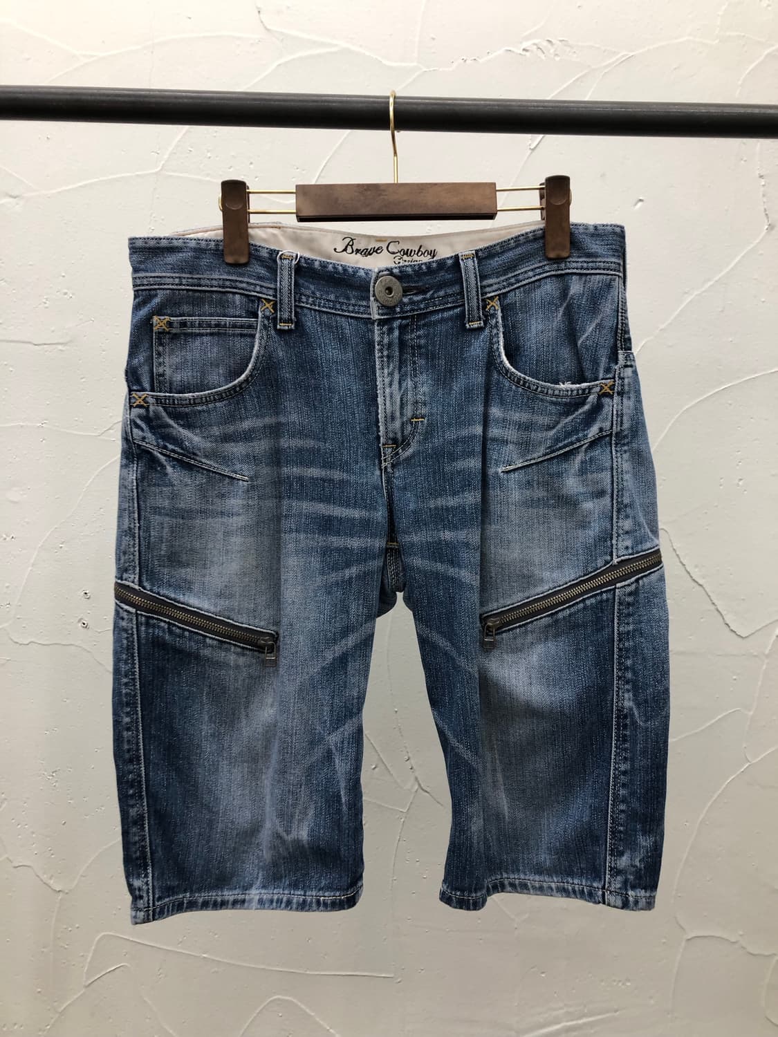 lee 카우보이 데님 쇼츠 상품이미지1