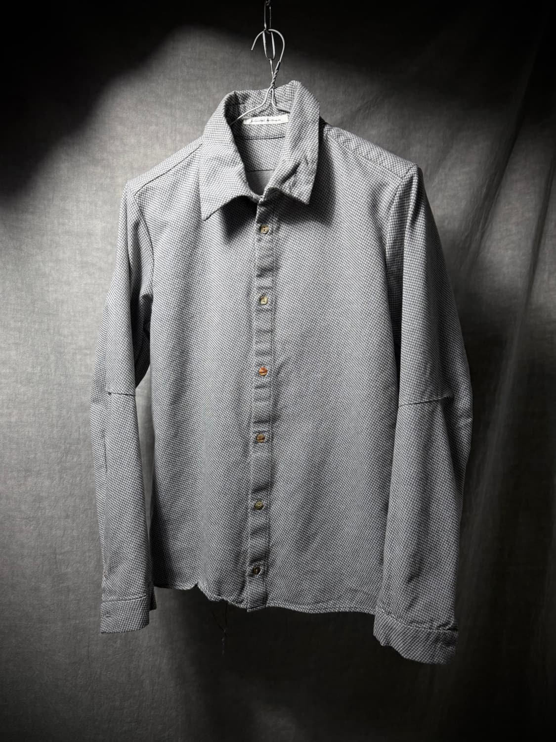 Individual Sentiments Micro Pattern Shir 상품이미지1