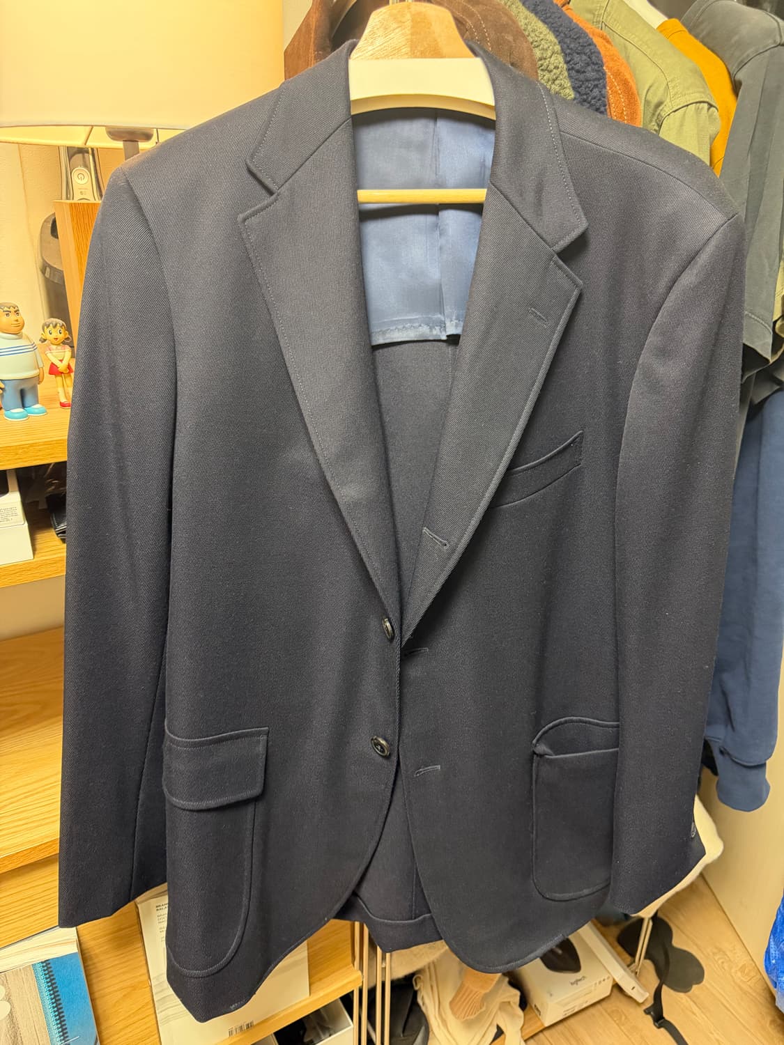 랜덤워크 라이브러리 / 네이비 울 자켓 / 52 상품이미지1