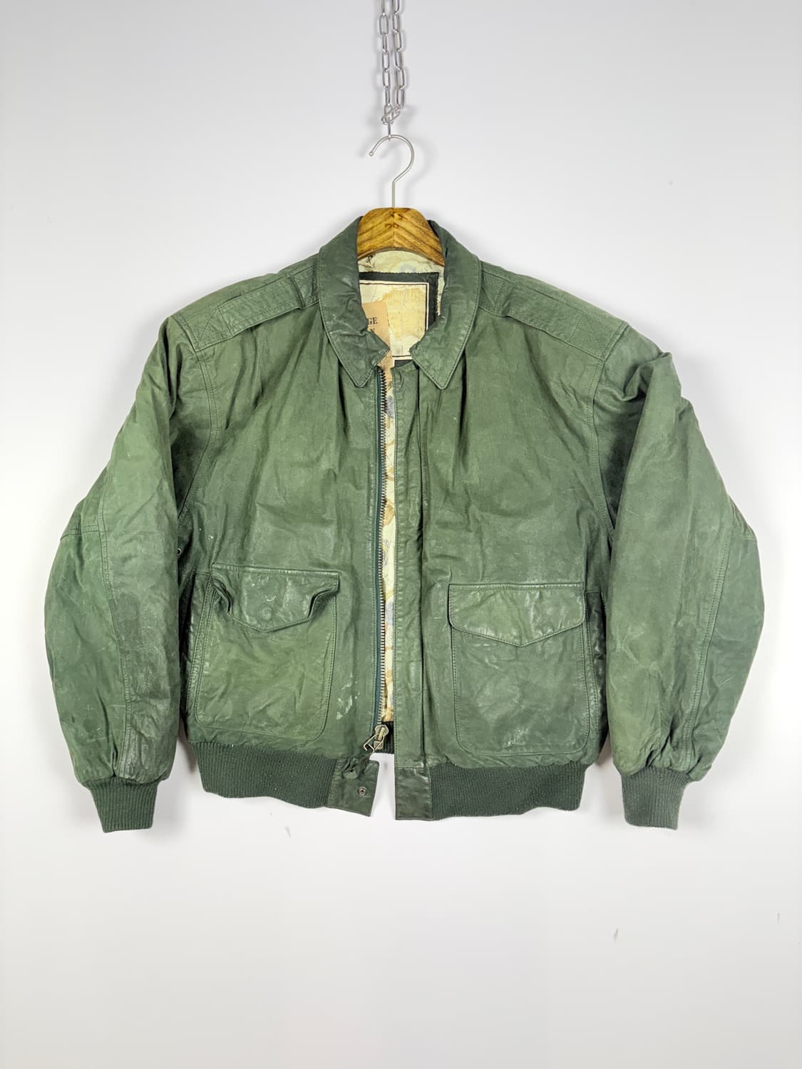 항공 레더자켓 상품이미지1