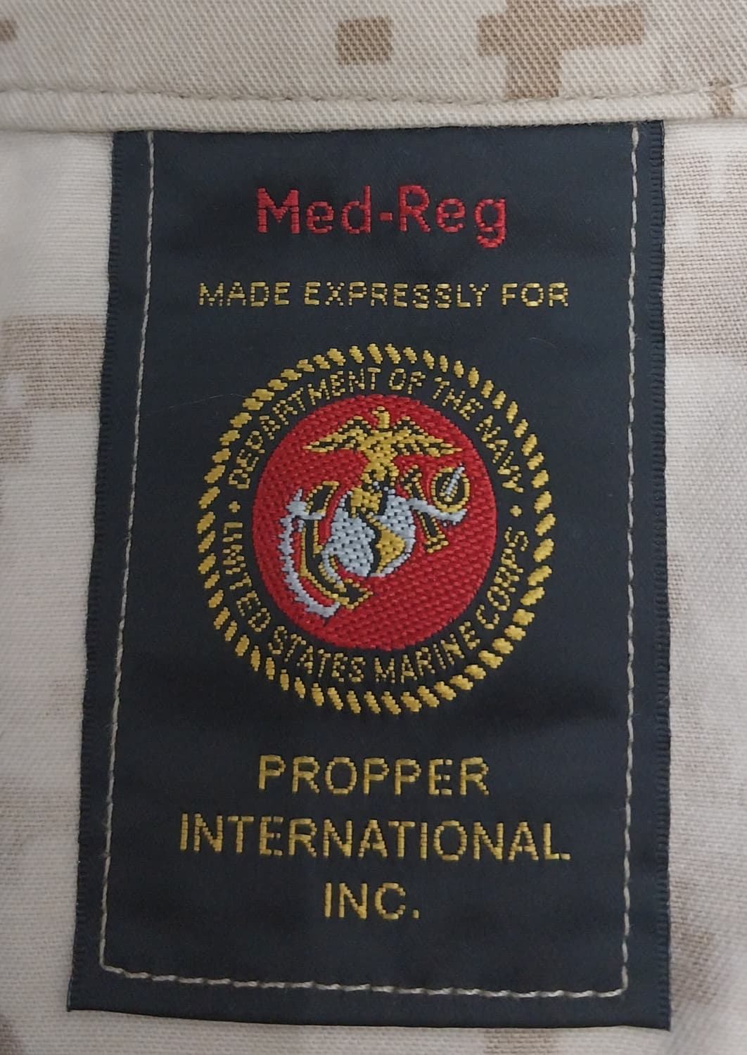 USMC 미해병대 데저트 마펫 셔츠 M (105) 상품이미지5