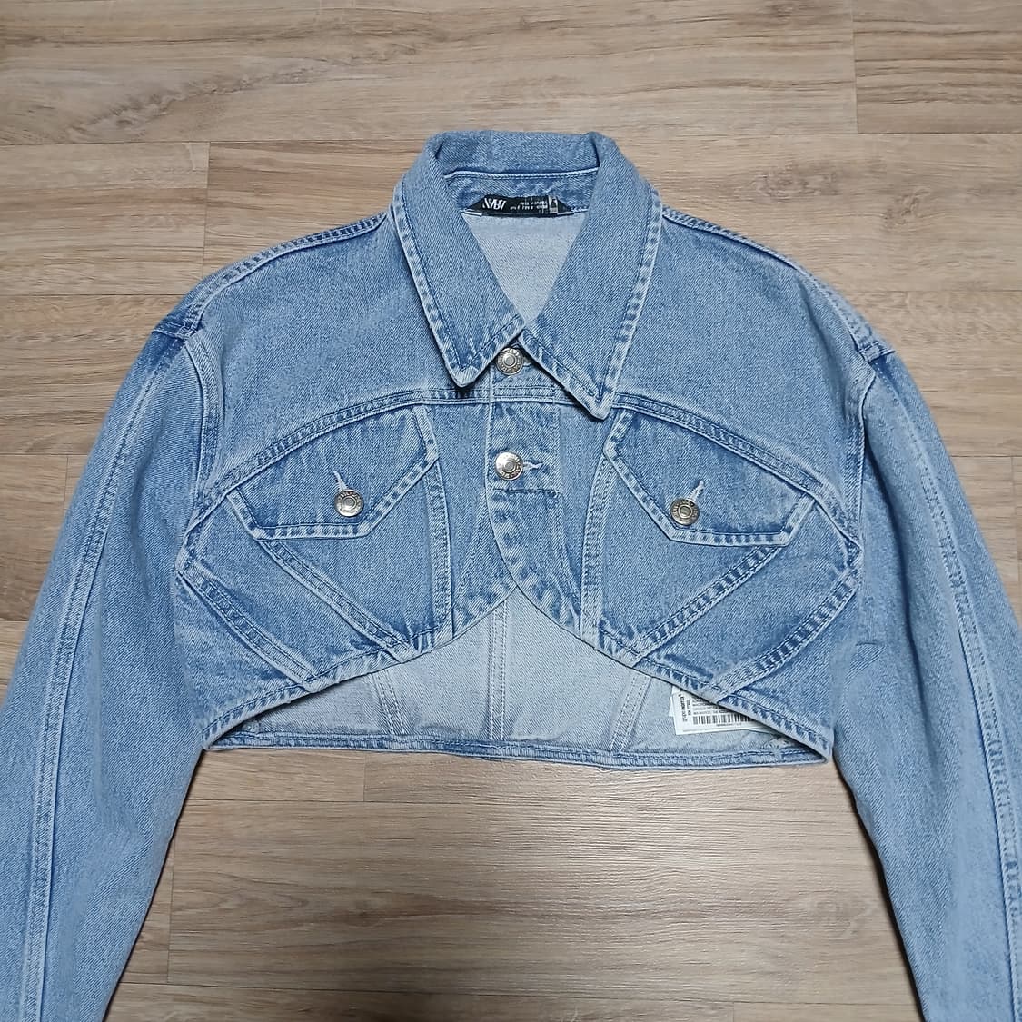 Zara 자라 볼레로 데님 청자켓 상품이미지10