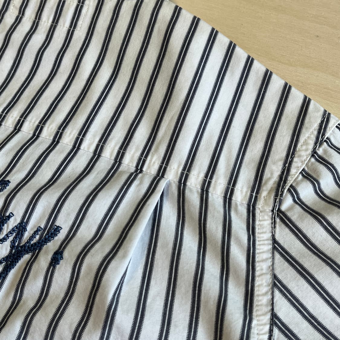 Beams Boy stripe open collar shirt (~55) 상품이미지6