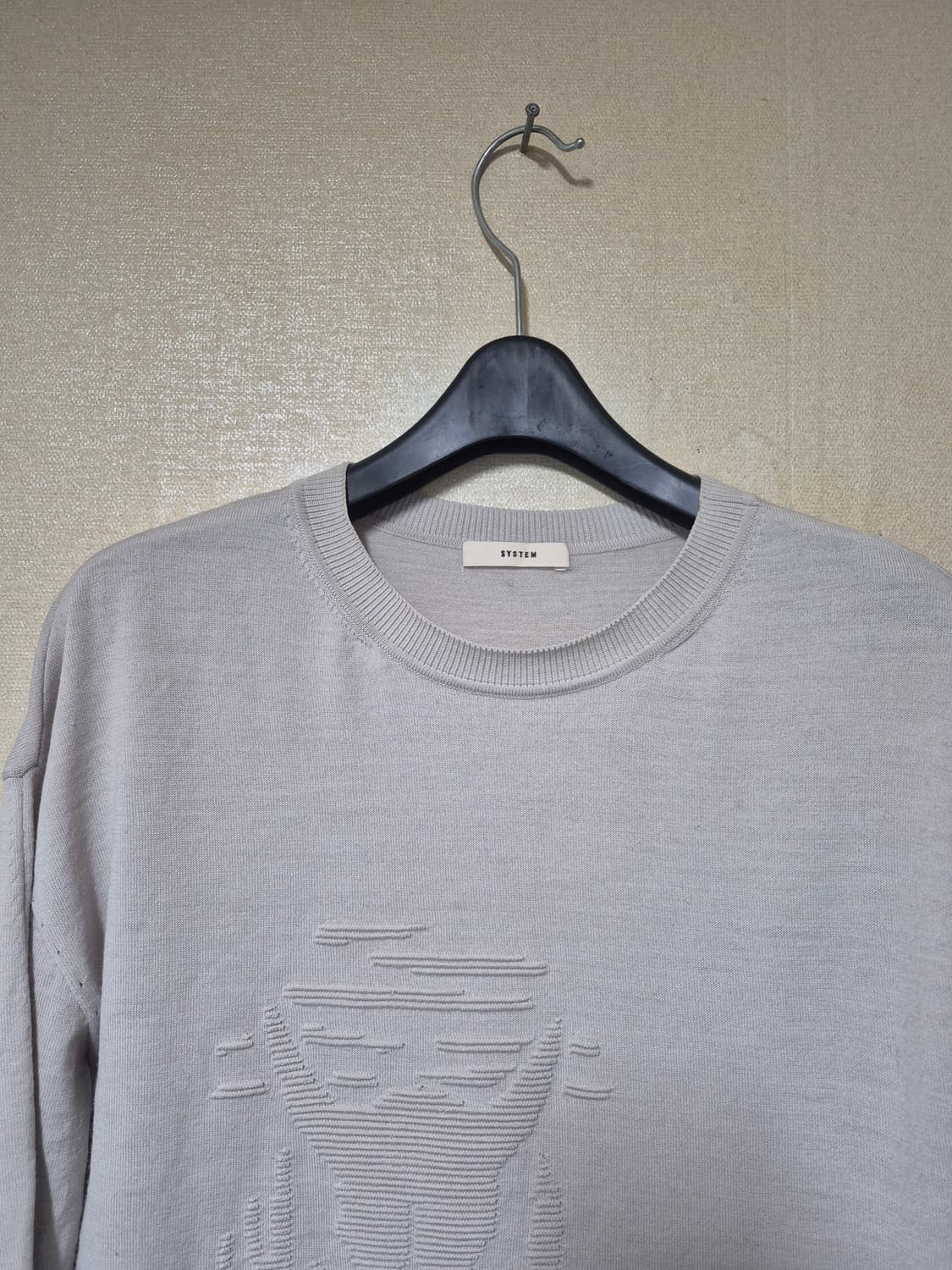 시스템 그래픽 자카드 니트 상품이미지2