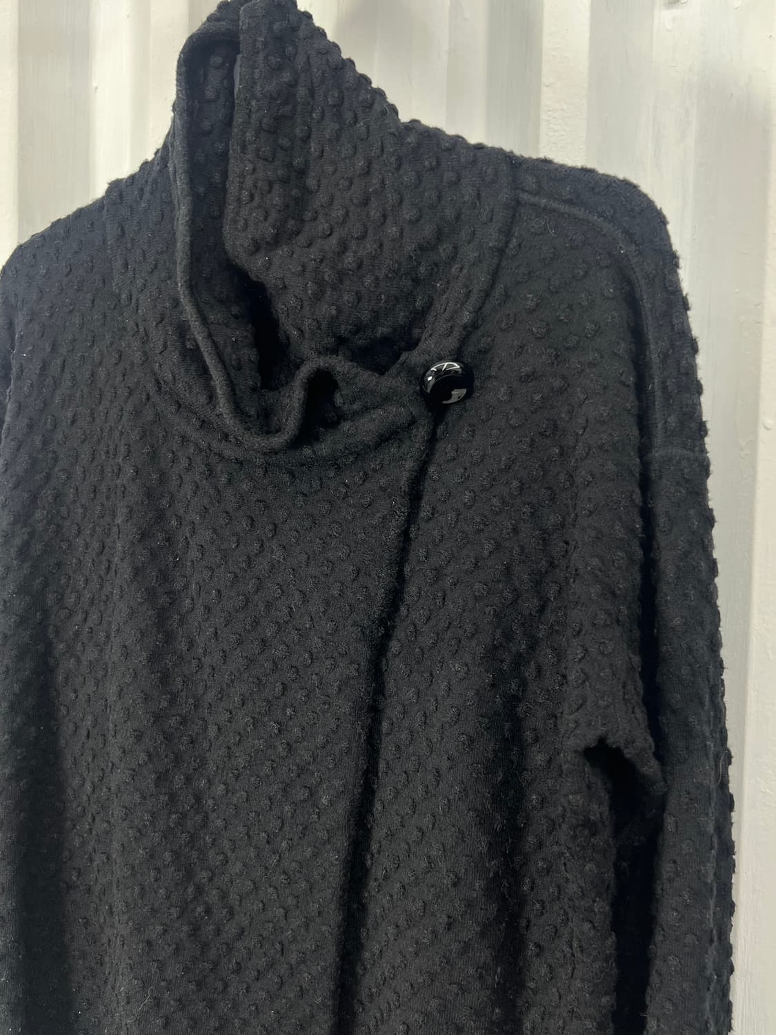 Collezioni 3D dot Draped Wrap Cardigan 상품이미지8