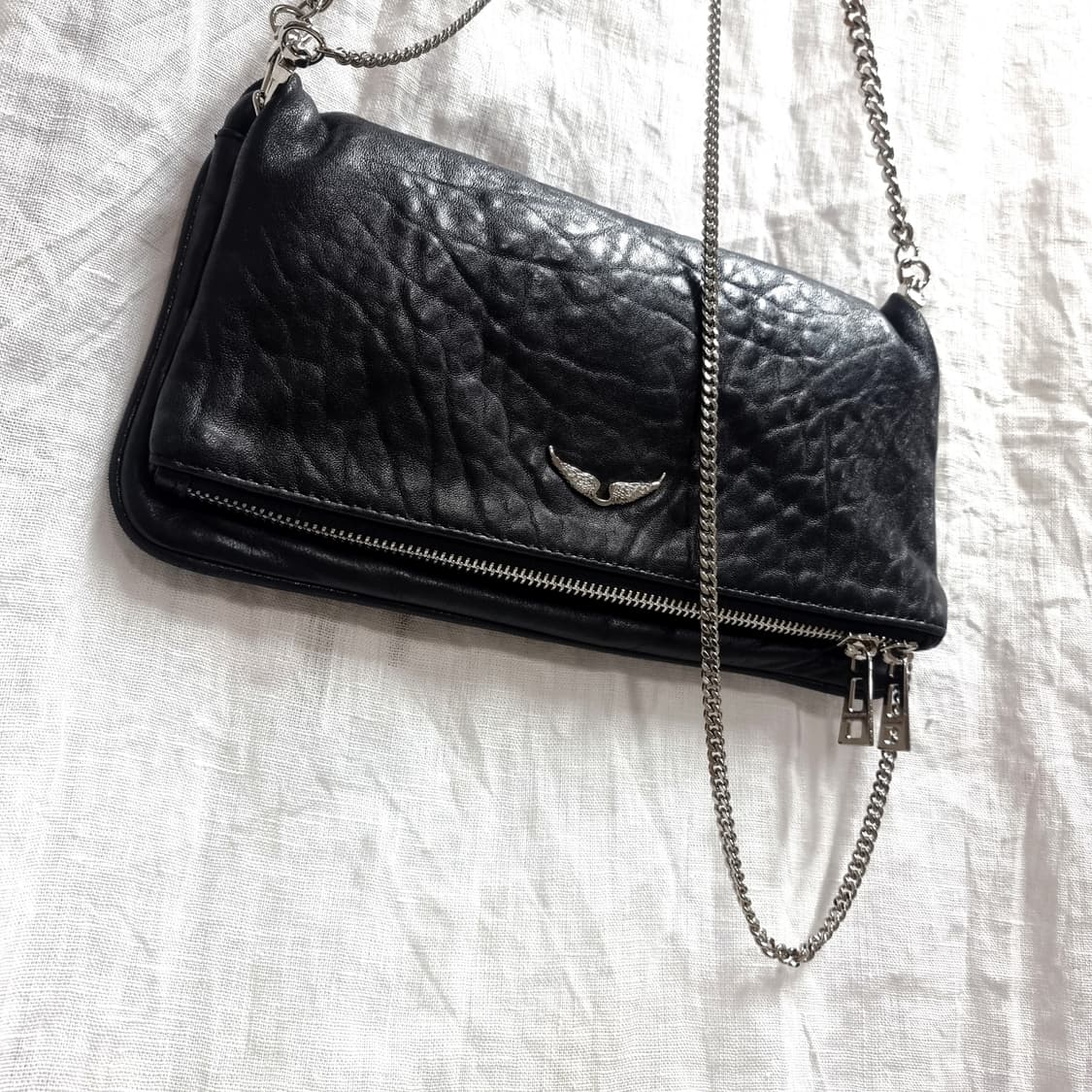 쟈딕앤볼테르 시그니처 가죽 체인백 숄더백 락 새들백 클러치백 /상태좋음 상품이미지4