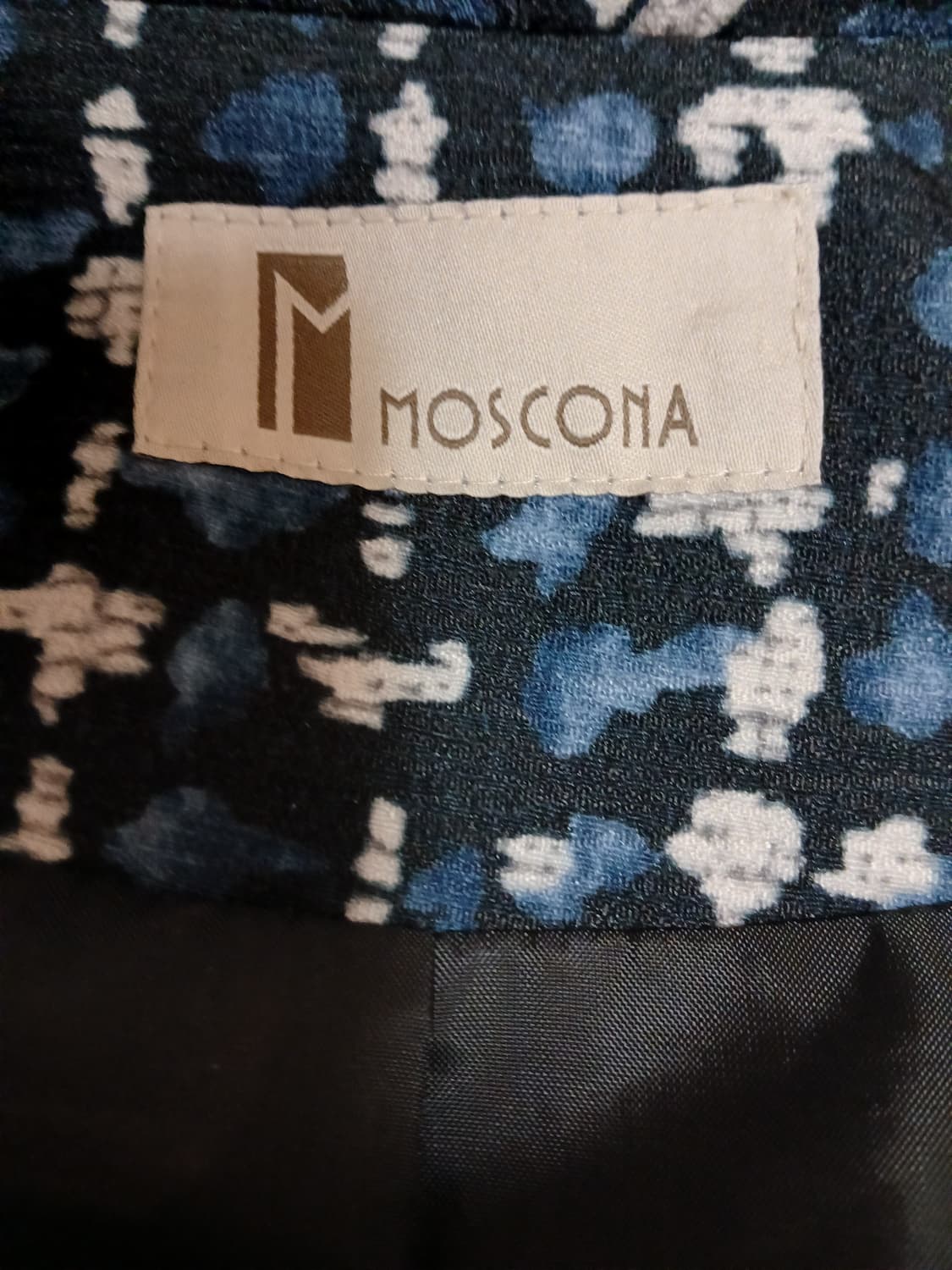 모스코사 체크 패턴 고급 트위드 스타일 하프 코트 자켓 재킷 아우터 상품이미지6