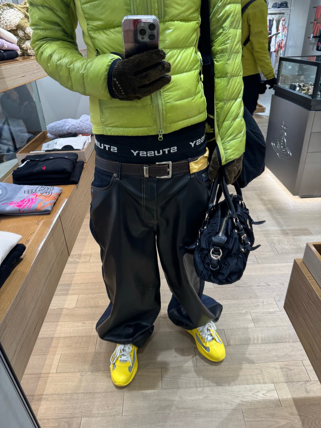 프라다 아메리칸컵 패브릭 옐로우 상품이미지1