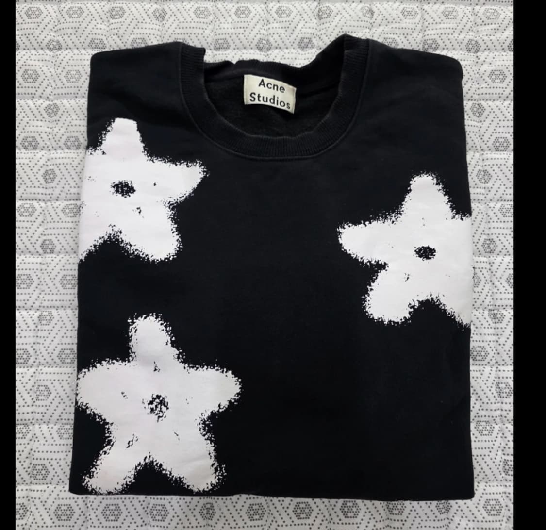 아크네 스튜디오 별 패턴 맨투맨 100 상품이미지2