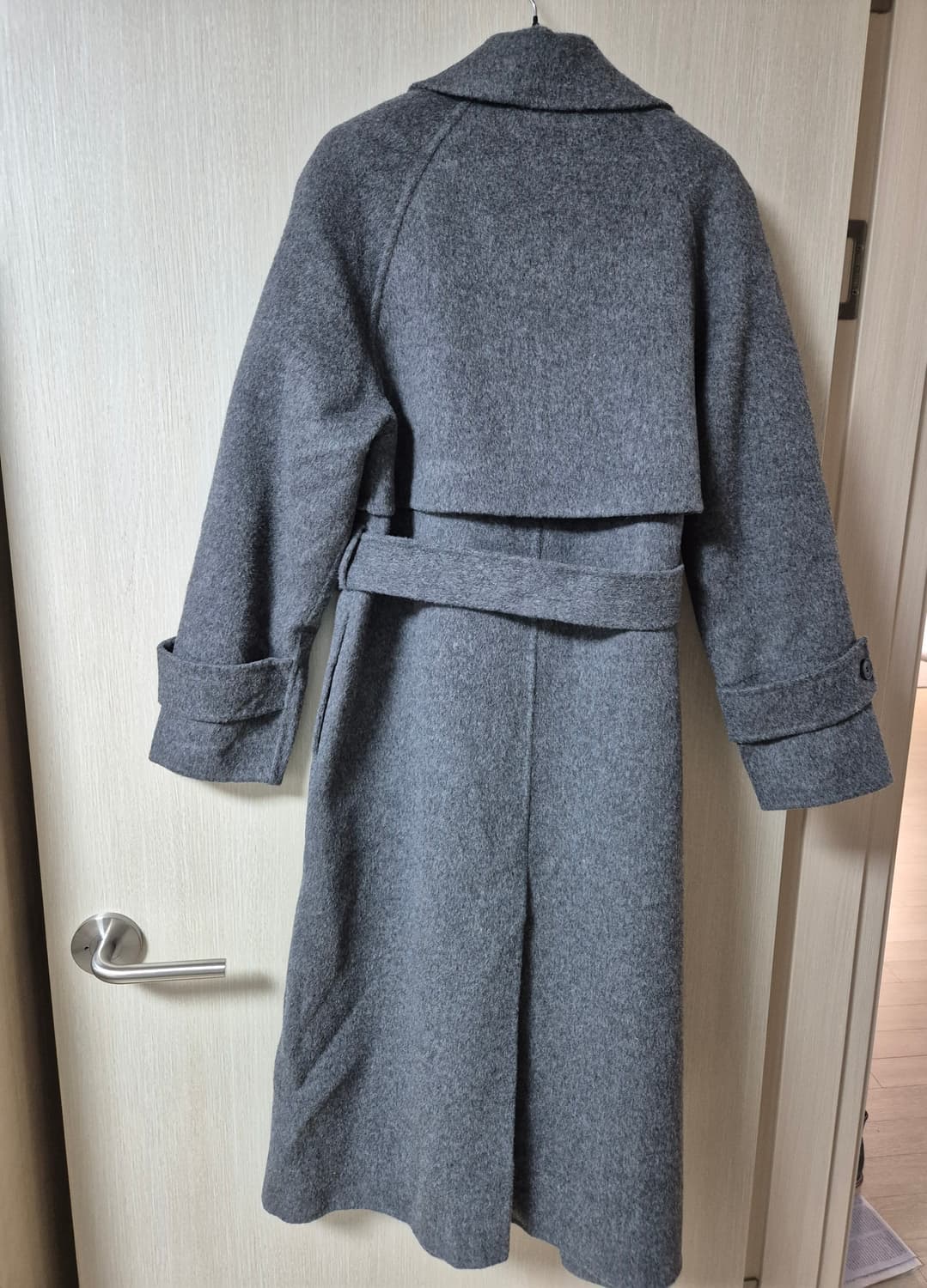 링서울 핸드메이드코트  (울 벨티드 트렌치코트) 그레이 상품이미지2