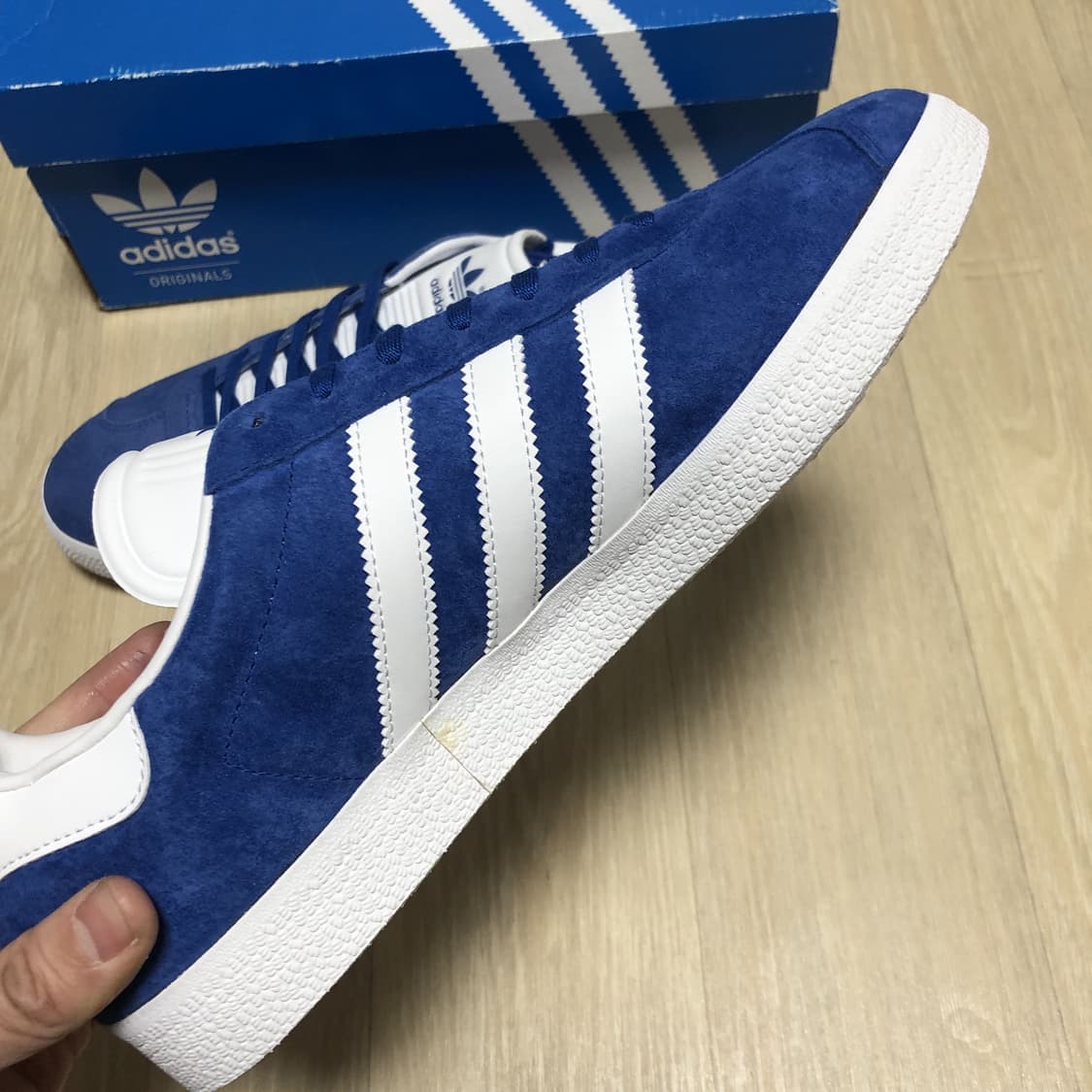 (280) 새상품 아디다스 adidas 가젤 스웨이드 컬리지 에이트 로얄 상품이미지4