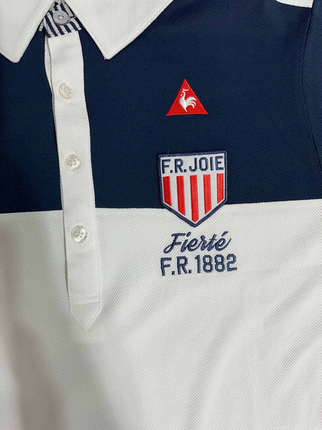 르꼬끄골프 남성 카라티 LL 네이비/화이트 새제품 상품이미지2