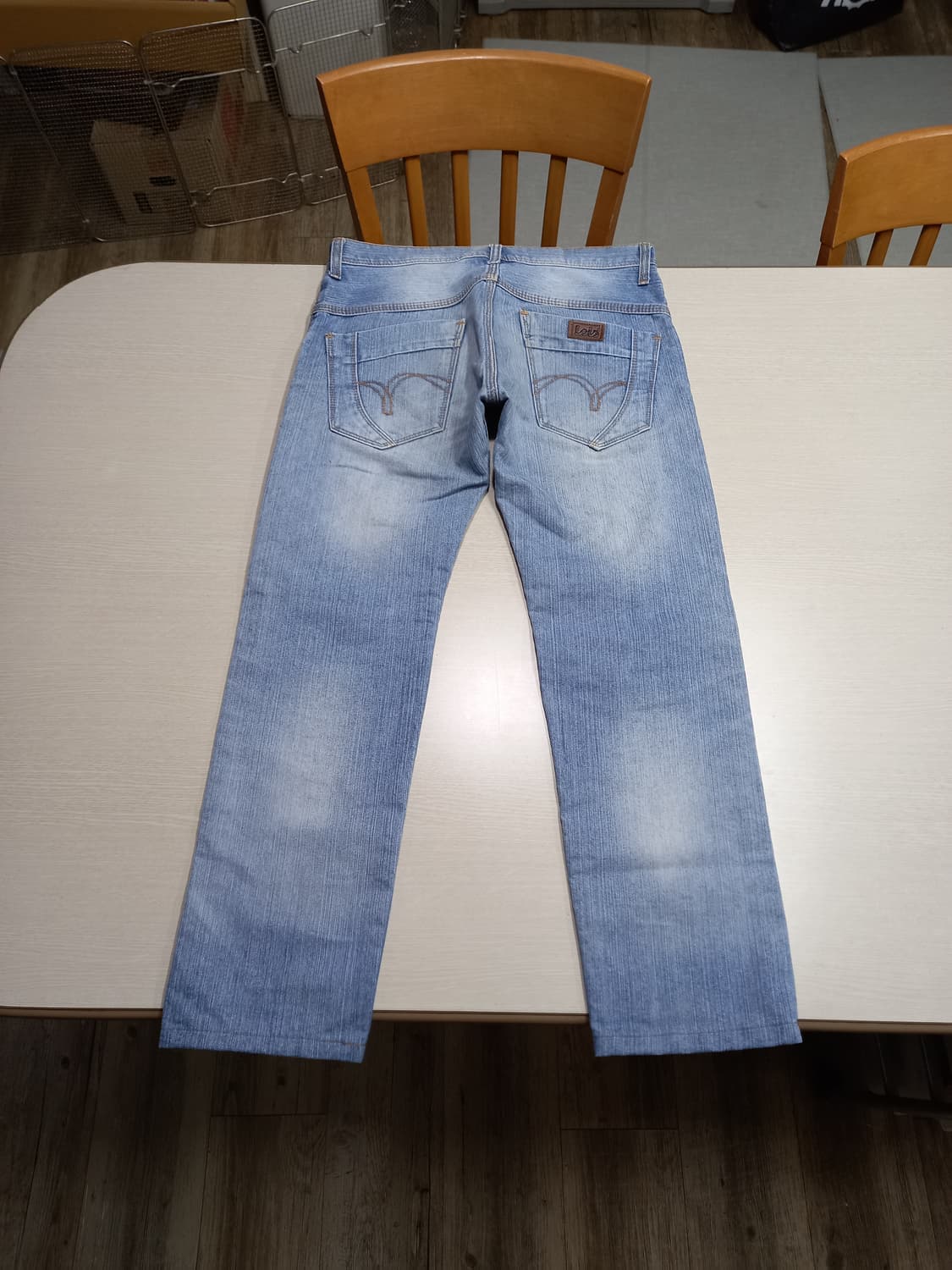 32 Lois 워싱 테이퍼드핏 일자진 32-358 상품이미지2