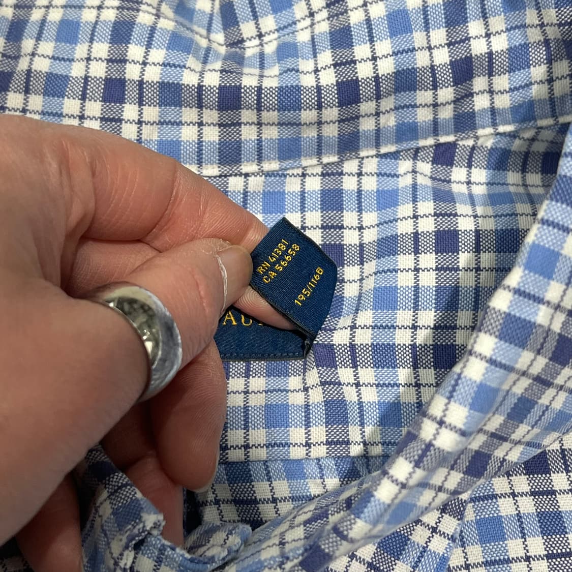 폴로 랄프로렌 체크 하프셔츠 s10611 상품이미지7