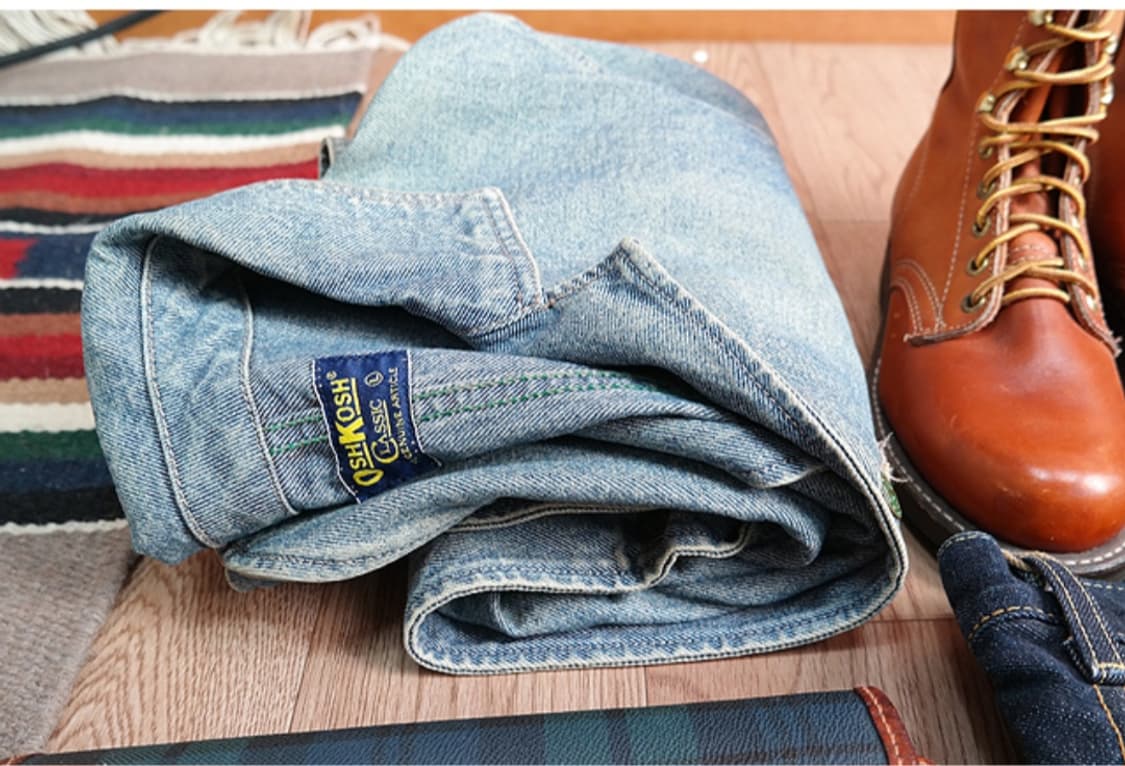 일본판 90s 오시코시 아메카지 워크데님자켓 L 상품이미지1