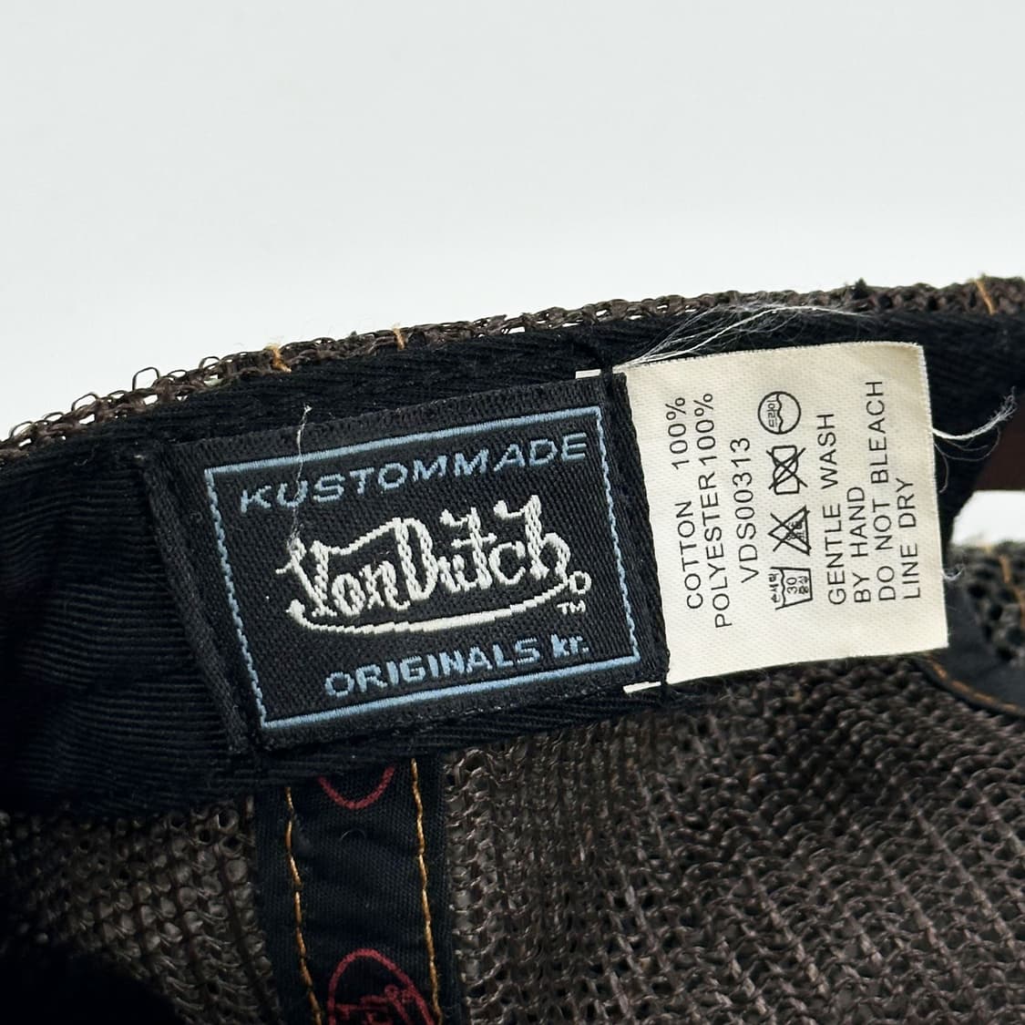 본더치 올드스쿨 밀리터리 카모 메쉬 볼캡 모자 상품이미지4