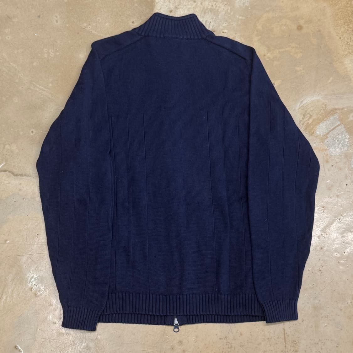 3 라코스테 네이비 코튼 니트 집업 상품이미지3