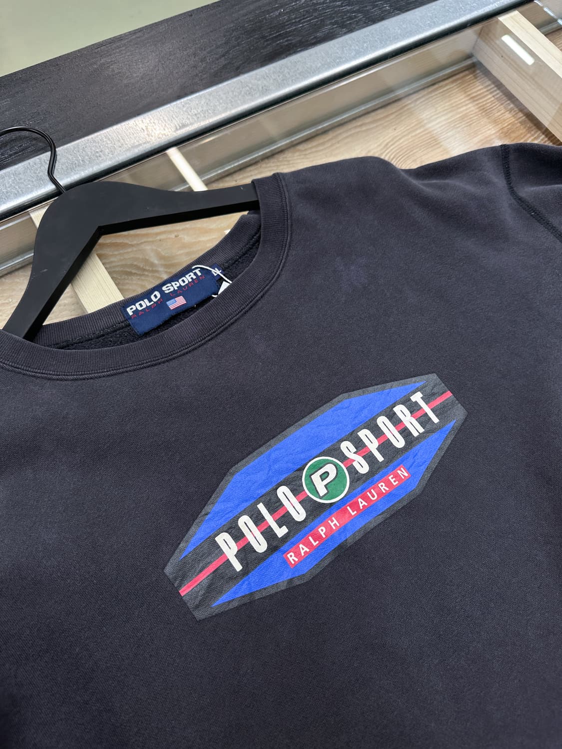  폴로스포츠 90"s 재팬 스펠 로고 스웻셔츠 상품이미지7