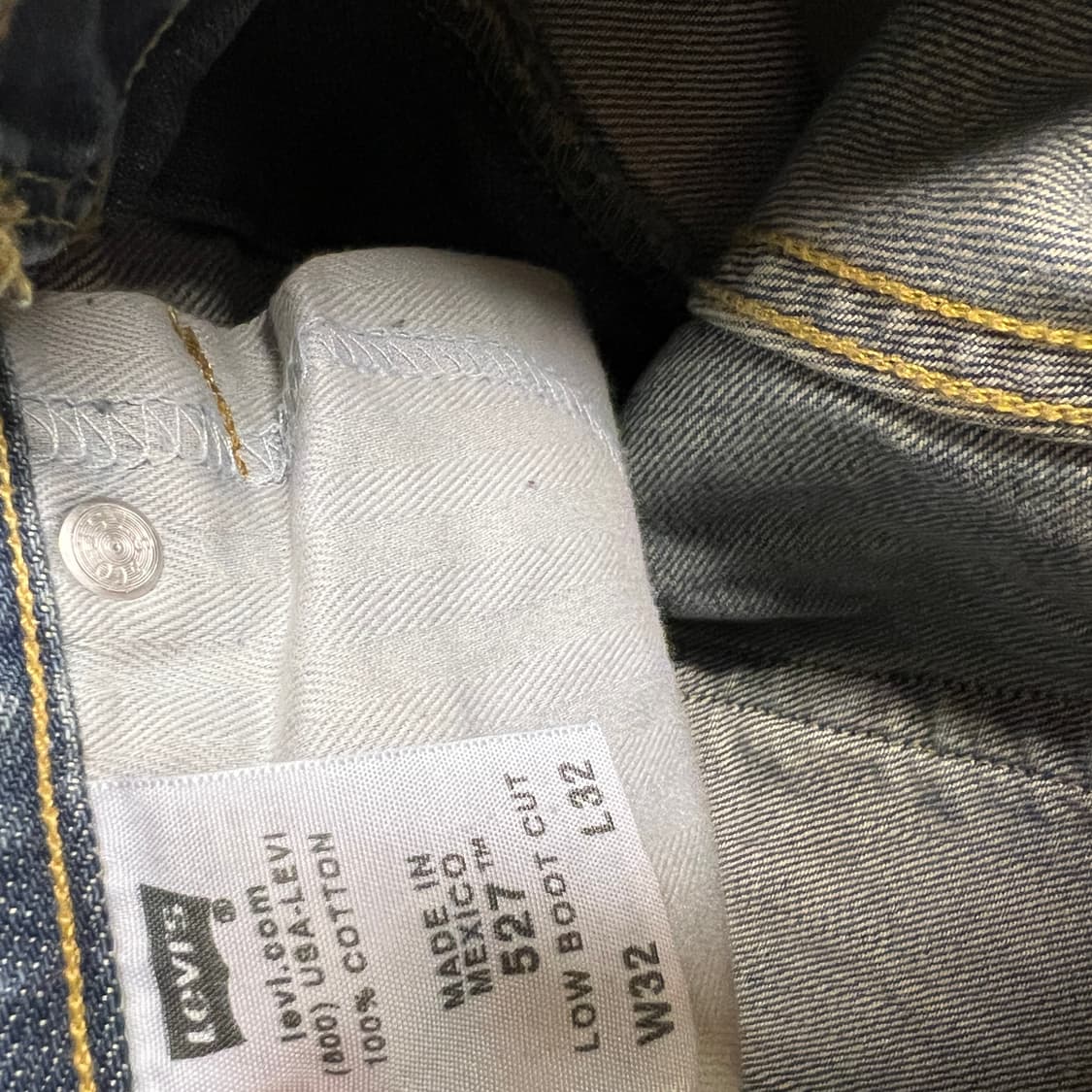 00's 리바이스 527 부츠컷 32x32 Size Mexico 데드스탁 상품이미지8