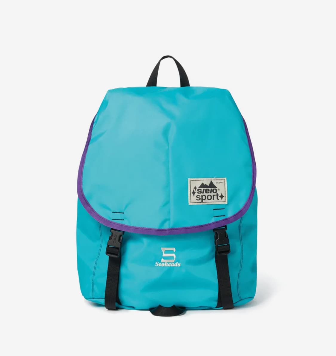 에스이오 DRAWSTRING NYLON BACKPACK_TURQUOISE 상품이미지1