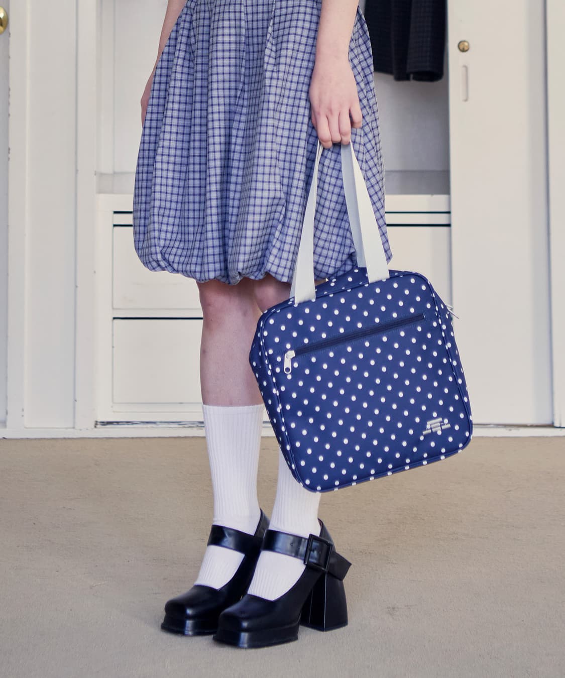 ffats box dot bag [navy] 상품이미지1