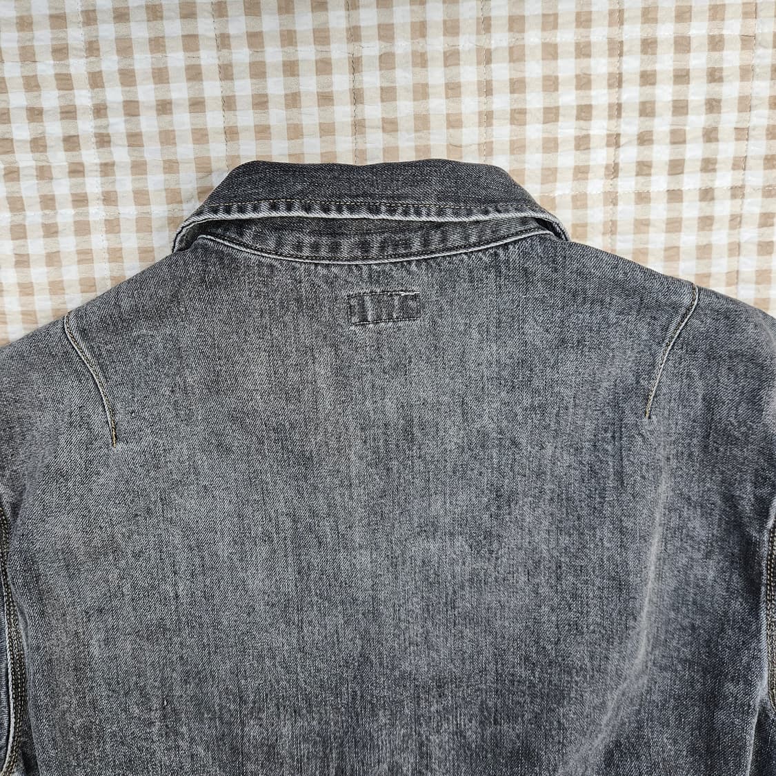 스파오 집업 데님 청자켓 남자100 상품이미지6