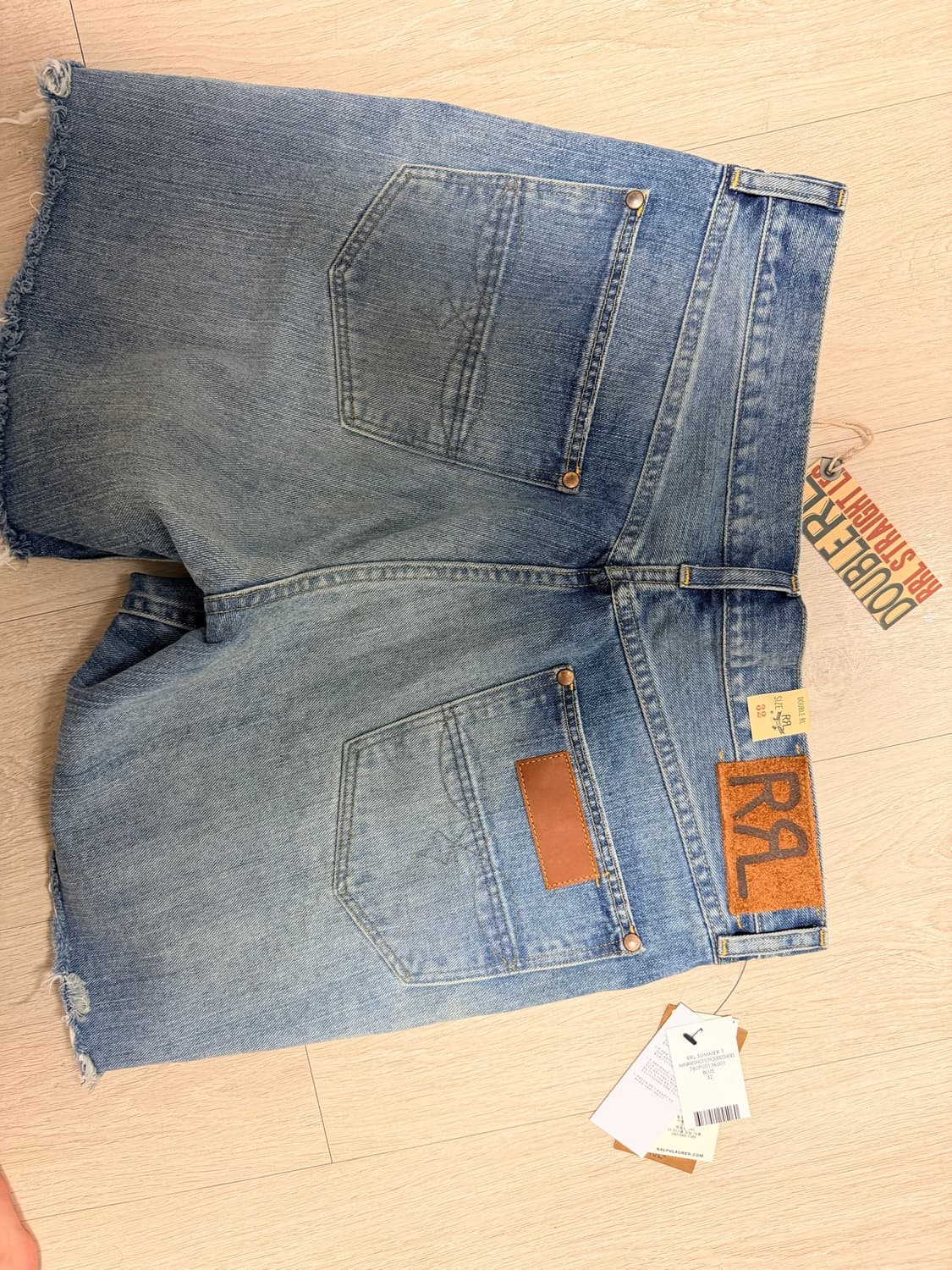 rrl 더블알엘 스트레이트핏 바이렌 데님 쇼트 32 상품이미지3