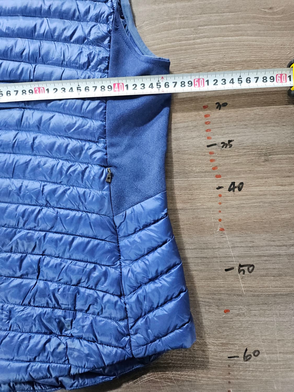 SGF  네이비 경량 패딩 조끼  100 상품이미지5