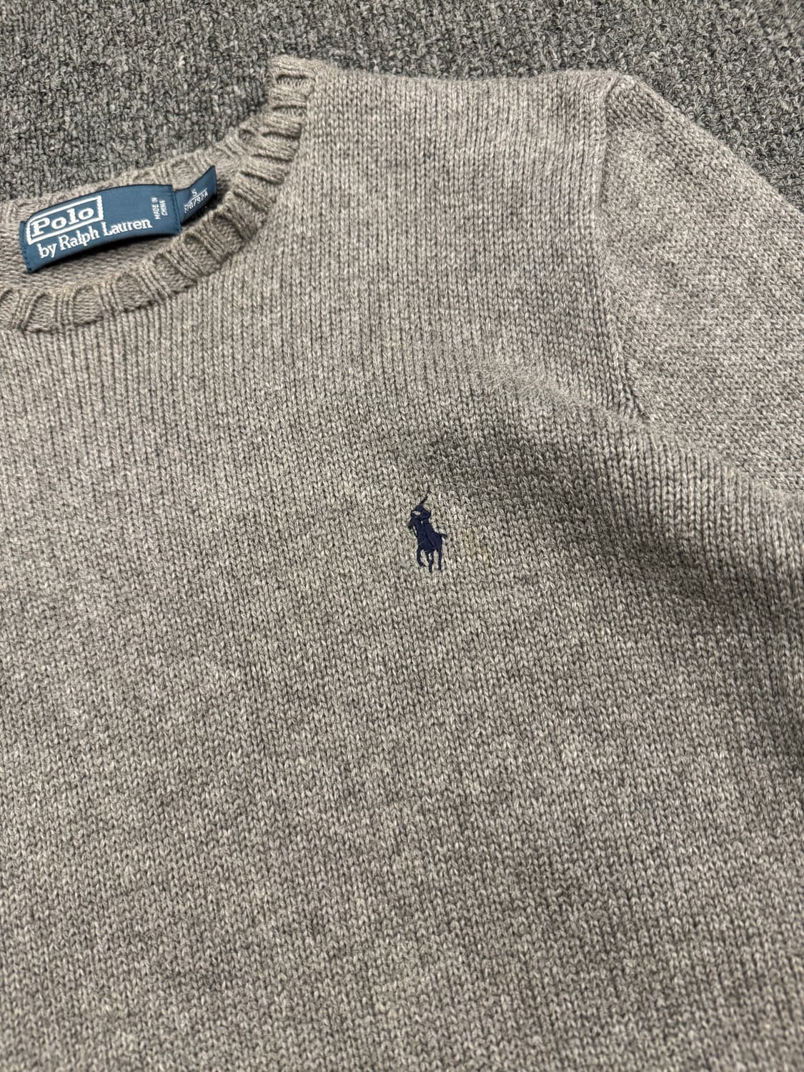 S)폴로 랄프로렌 빈티지 그레이 니트 상품이미지2