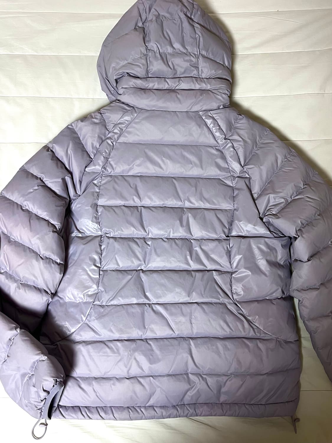마뗑킴 라이트웨이트 덕다운 후디 점퍼 라일락 S 상품이미지3