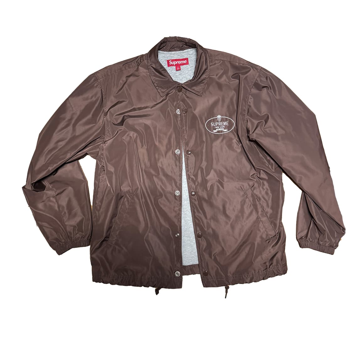 슈프림 크레스트 코치자켓 브라운 24FW 상품이미지1