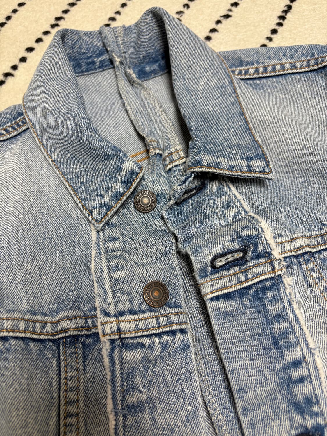 리바이스 데님자켓 커스텀 제품  상품이미지2