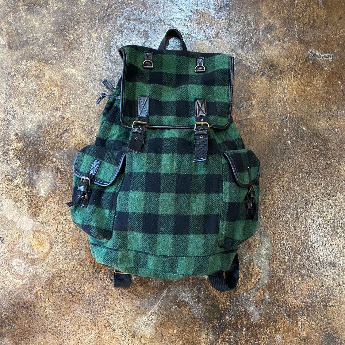 빔즈 체크 백팩 상품이미지1