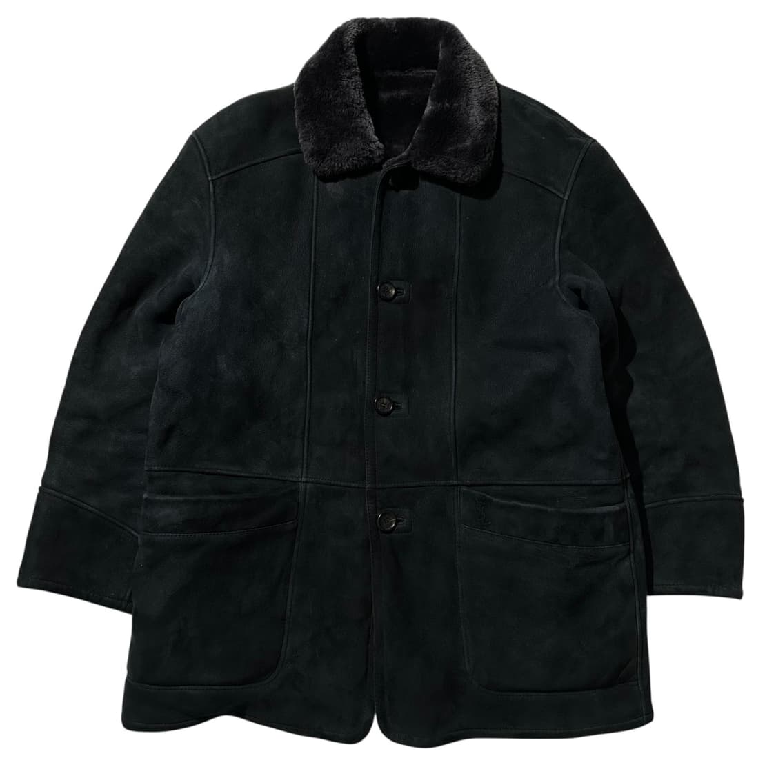 입생로랑 램스킨 시어링 무스탕 싱글 자켓 상품이미지2