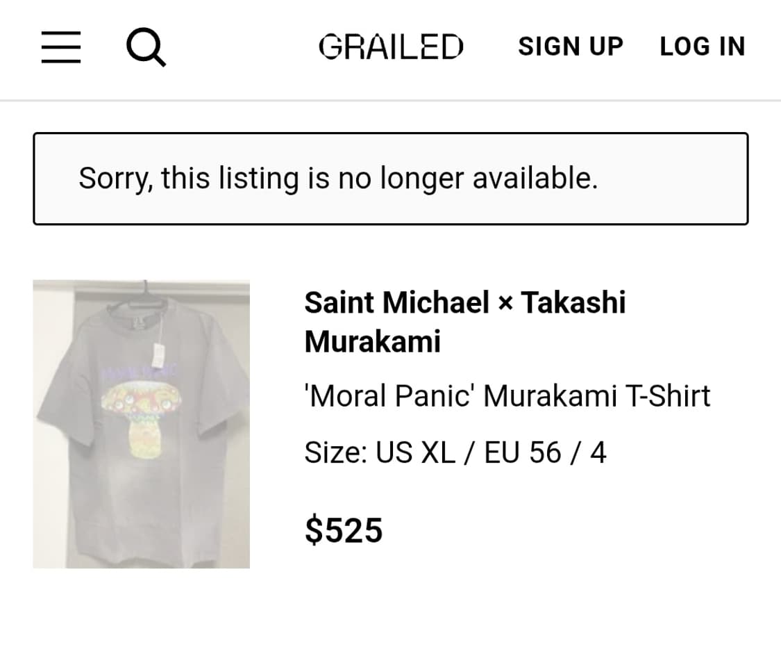 세인트 미카엘 x 무라카미 다카시 티셔츠 상품이미지2