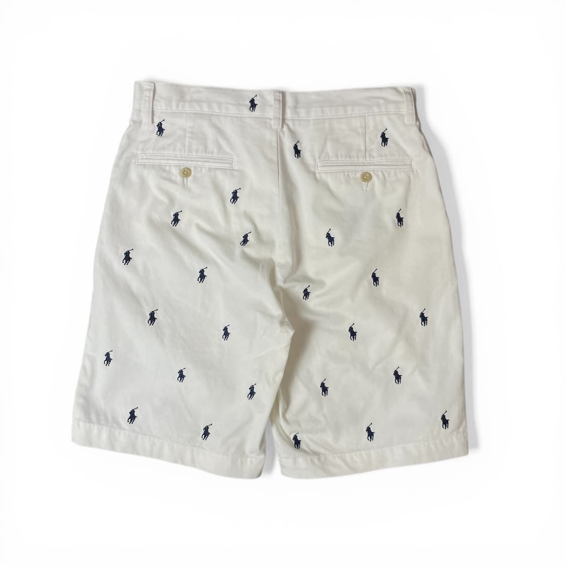 (30) 폴로랄프로렌 화이트 로고 자수 하프 팬츠 상품이미지2
