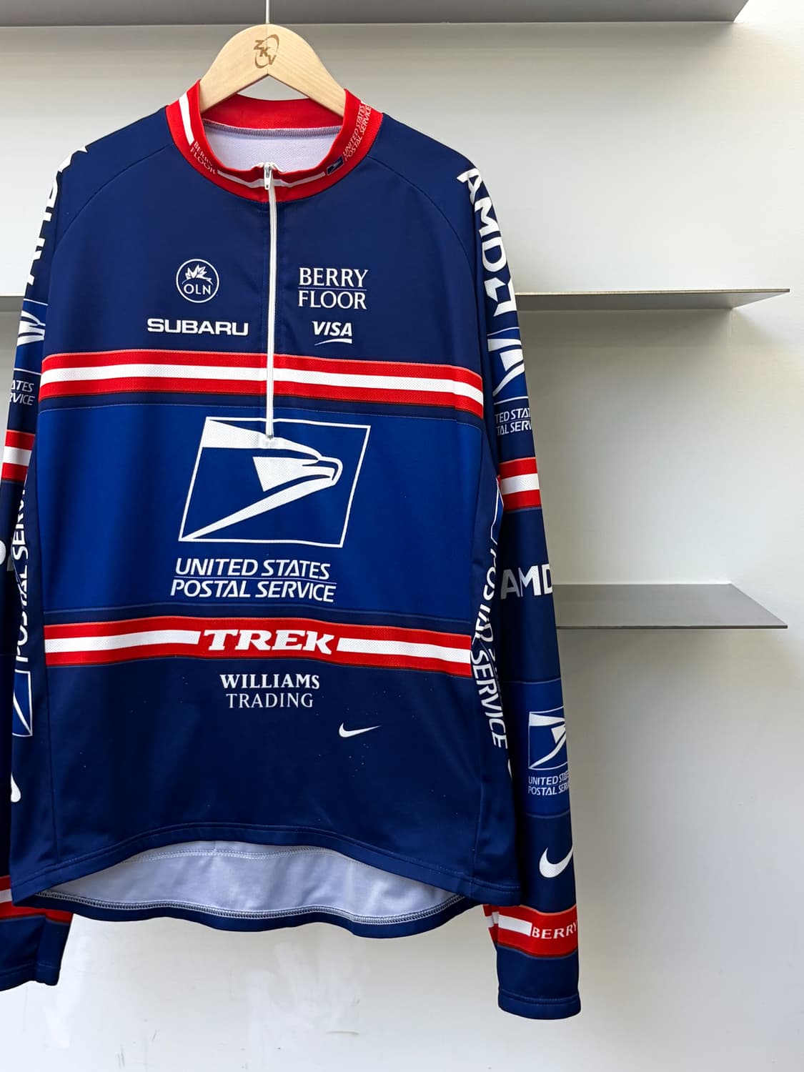 나이키xUSPS 트렉 사이클링 하프 집업 탑 상품이미지2