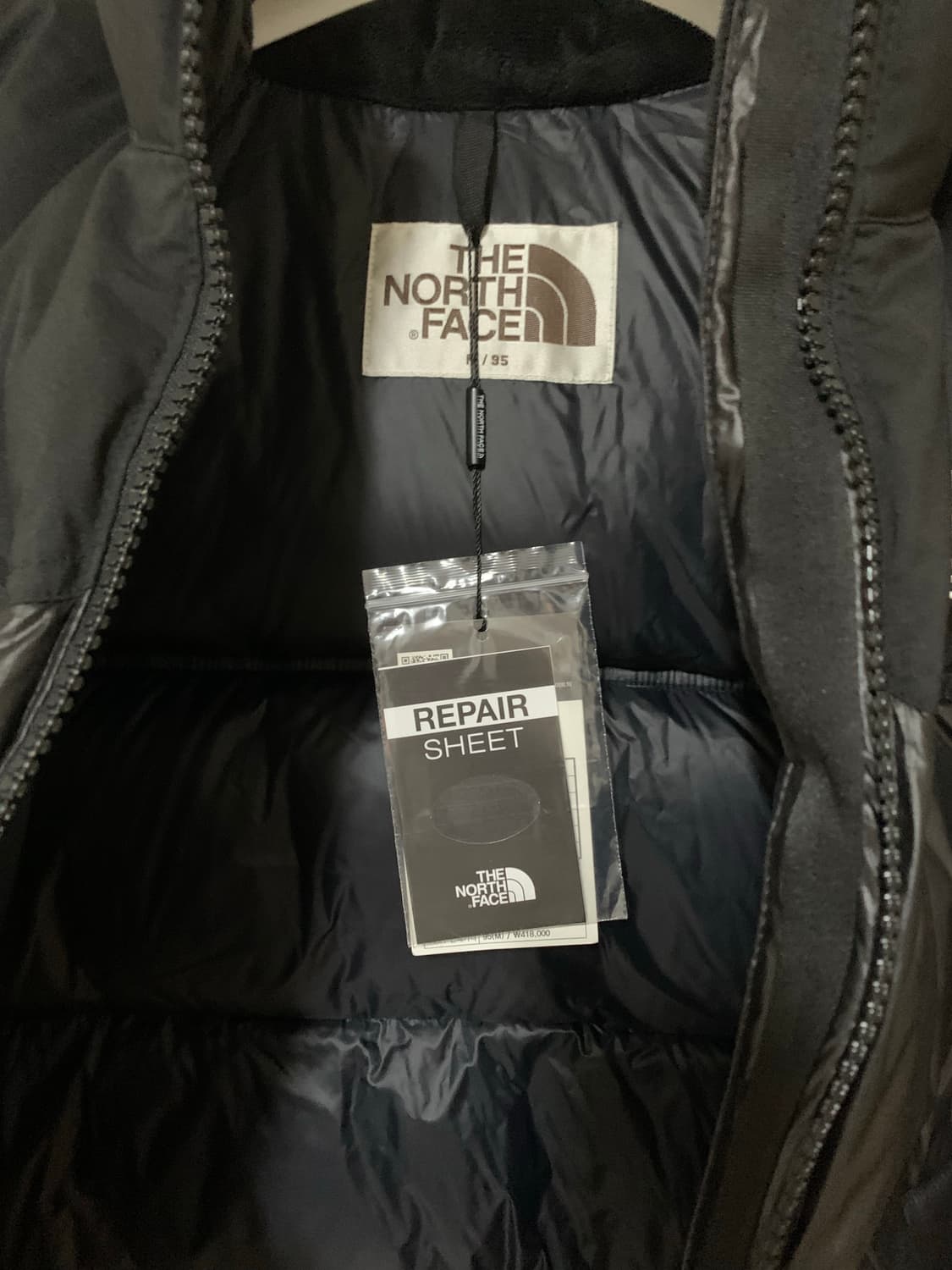 노스페이스 화이트 라벨 노벨티 눕시 RDS 다운 자켓 블랙 상품이미지2