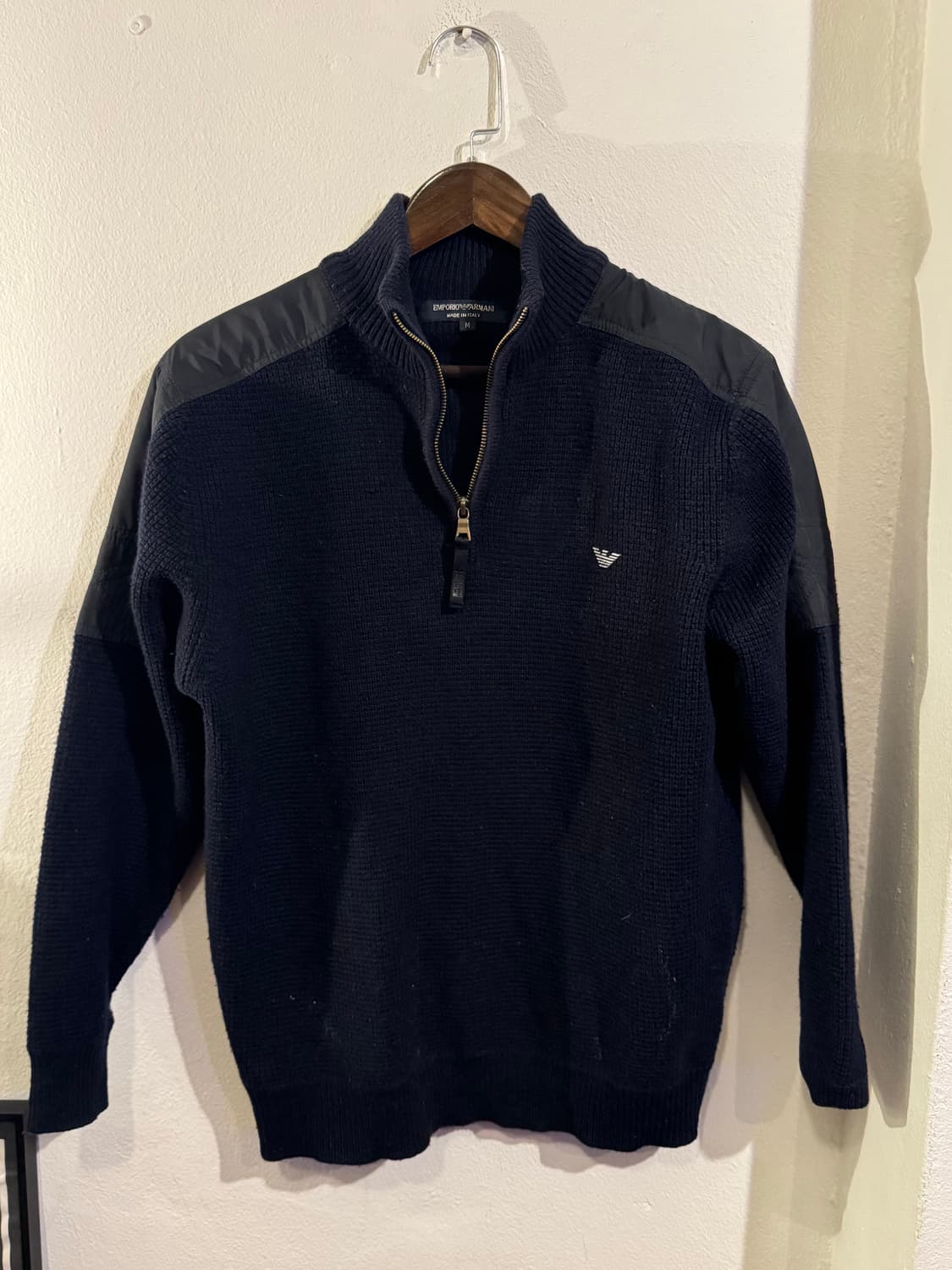 엠포리오 아르마니 니트 반집업 상품이미지1