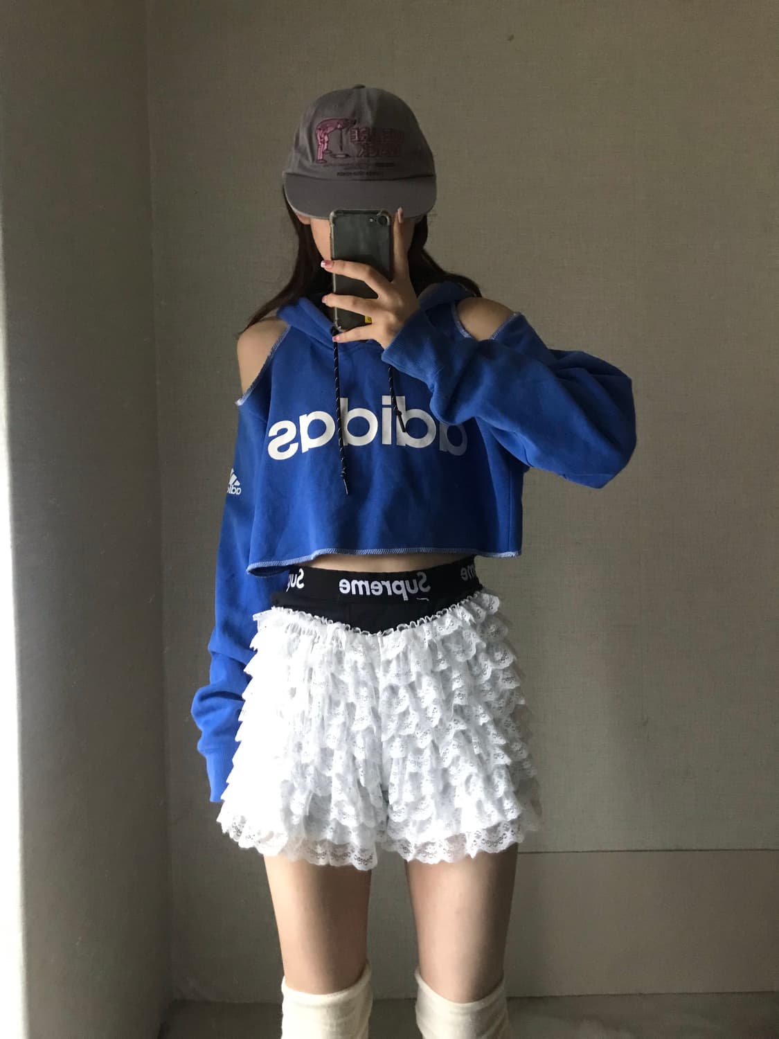 아디다스 커스텀 후드티 상품이미지3