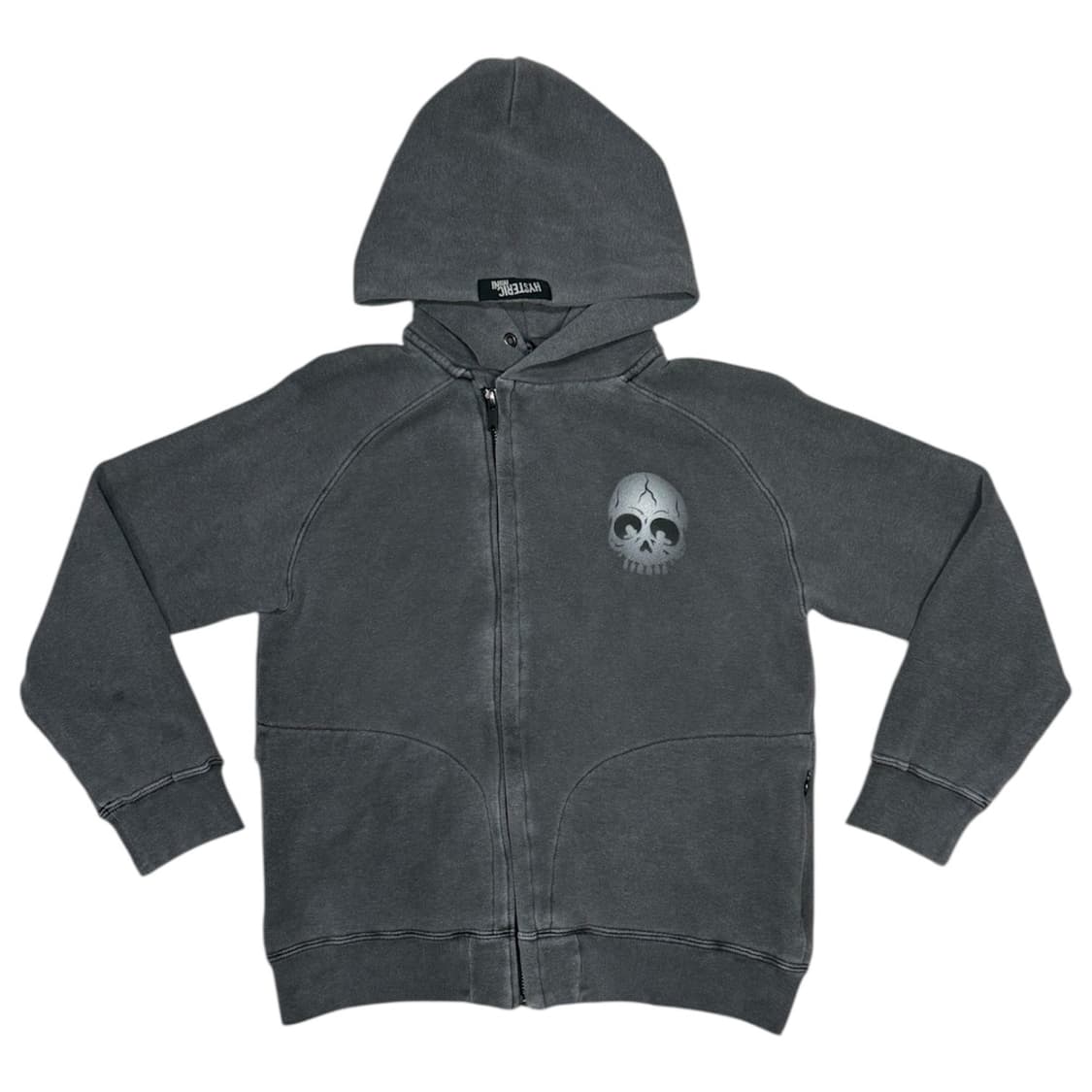 히스테릭 글래머 아카이브 해골 그래픽 사선 지퍼 후드 집업 자켓 상품이미지1