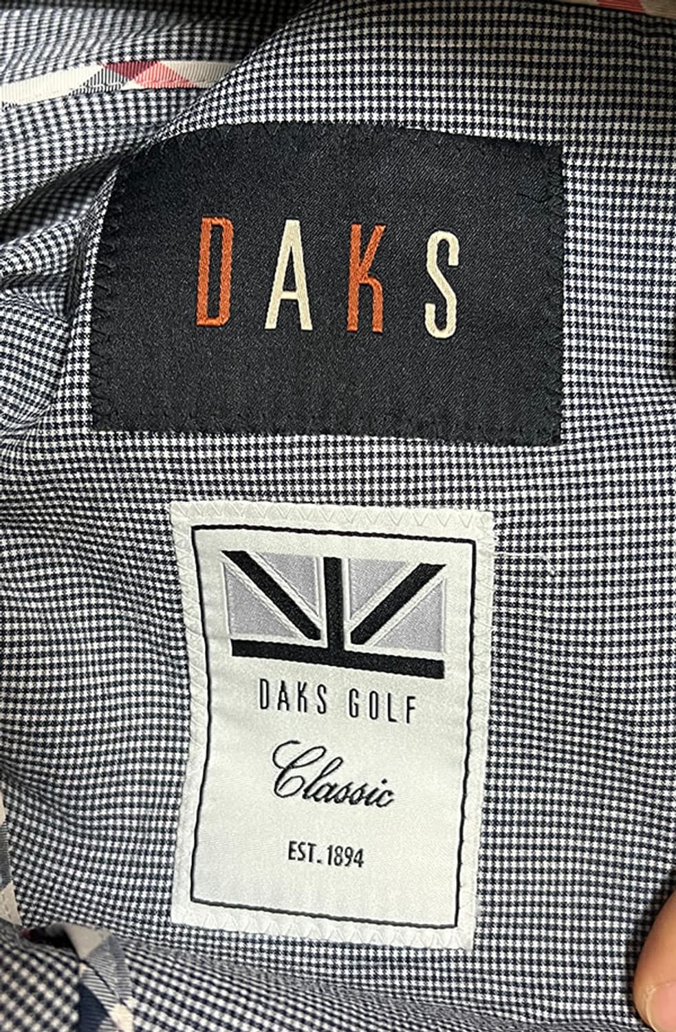 DAKS 닥스 남자 여름 마 혼방 블레이저 시어서커 체크자켓 L 100 상품이미지6