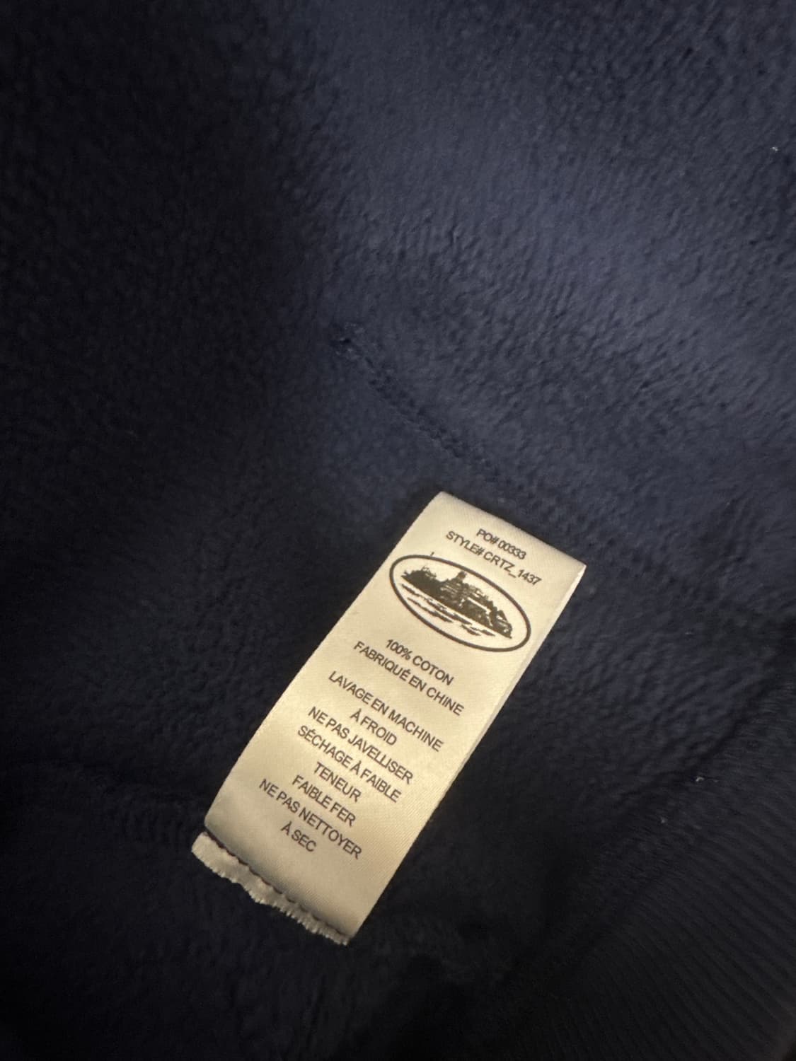 코르테이즈 네이비 후드집업&반바지 셋업 상품이미지4