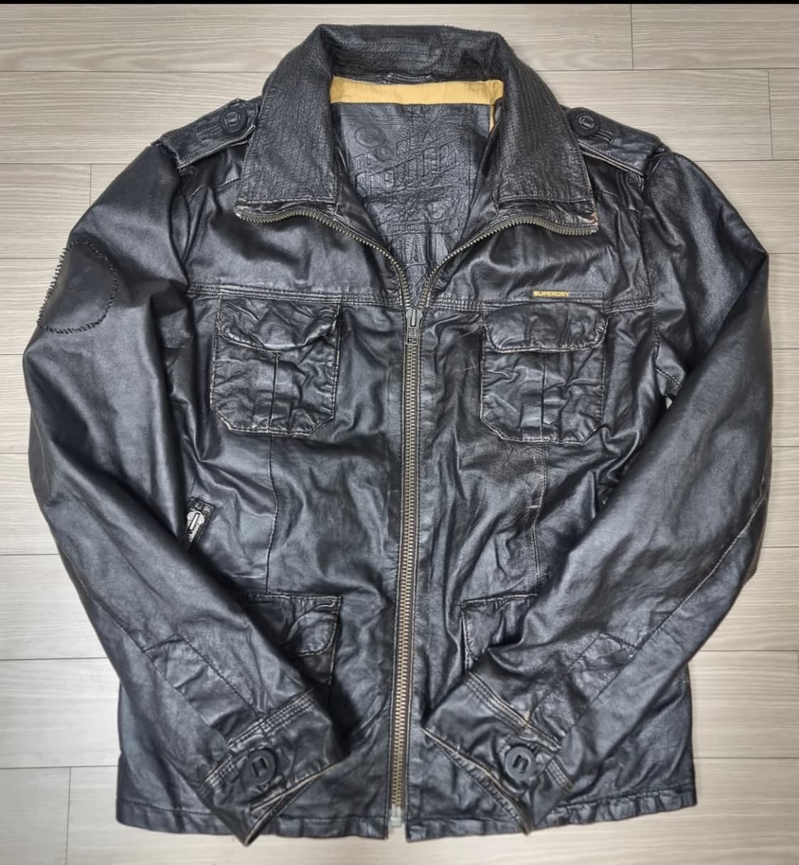 슈퍼드라이배컴 가죽자켓(L) 상품이미지1