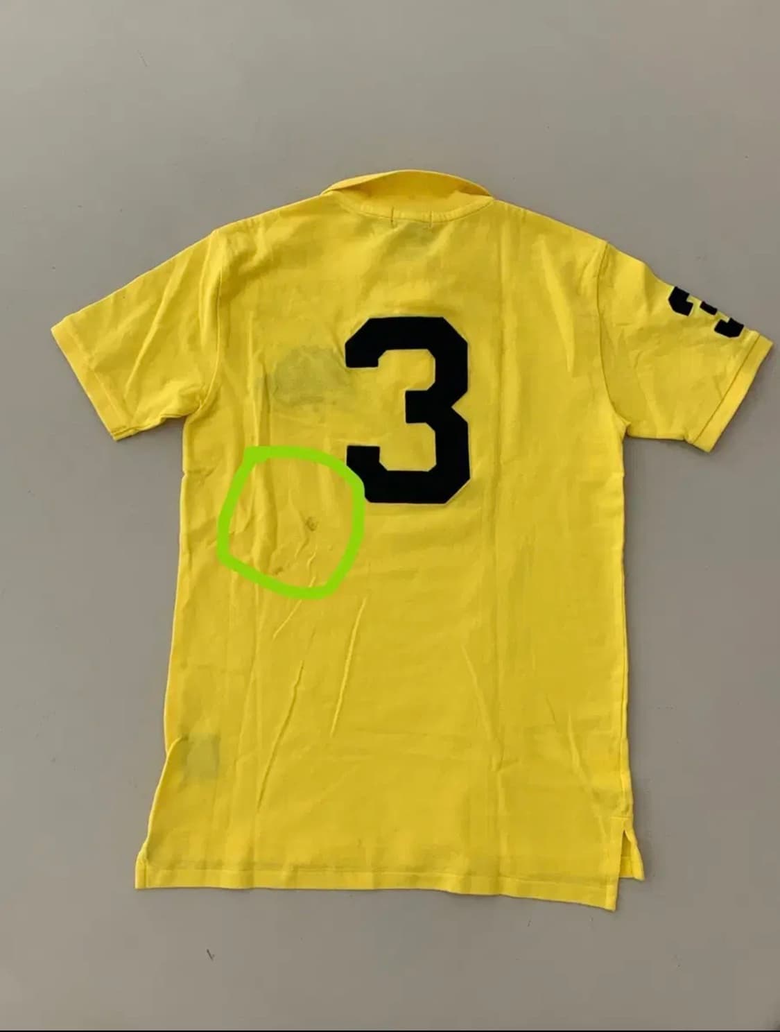 폴로 랄프로렌 보이즈 빅포니 카라티 노랑 XL(20) 상품이미지3