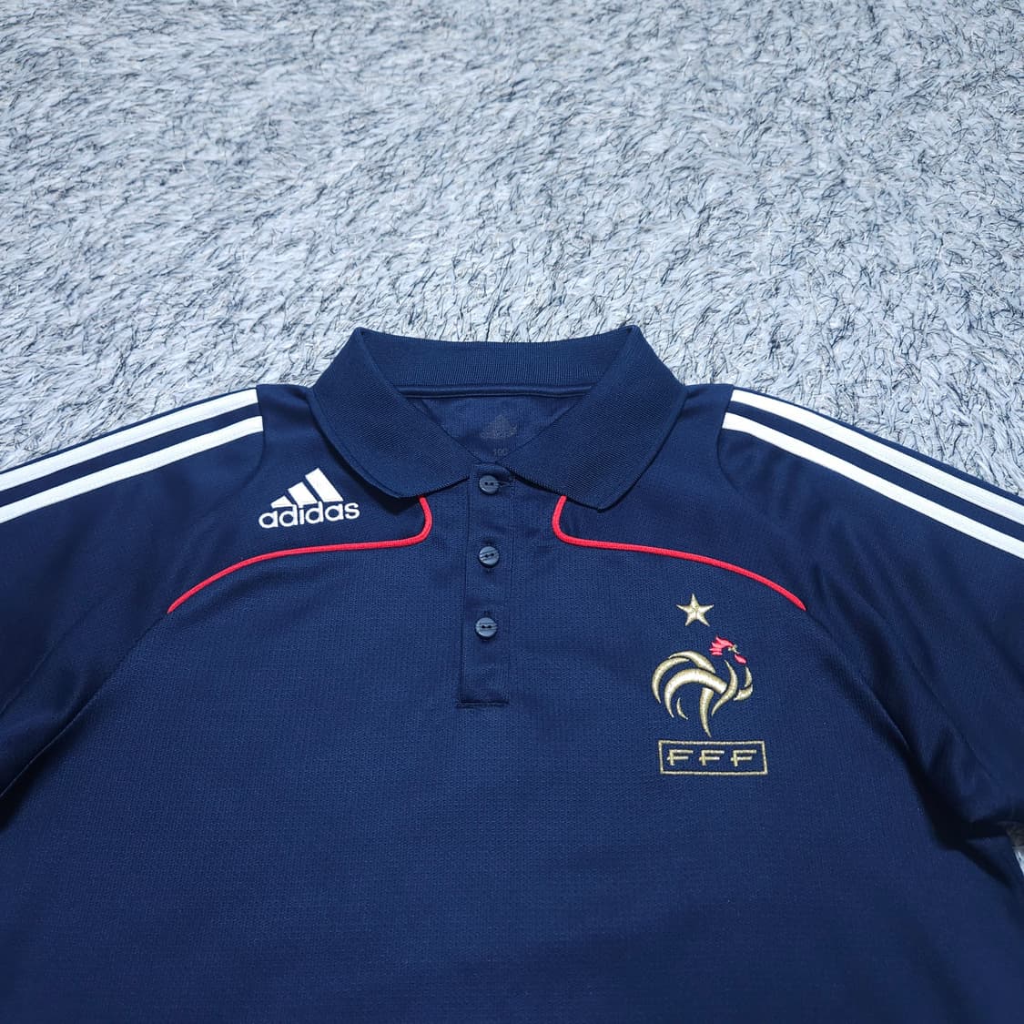아디다스)100 남자 프랑스국대 유니폼 긴팔카라티 / 왕눈이샵 상품이미지3