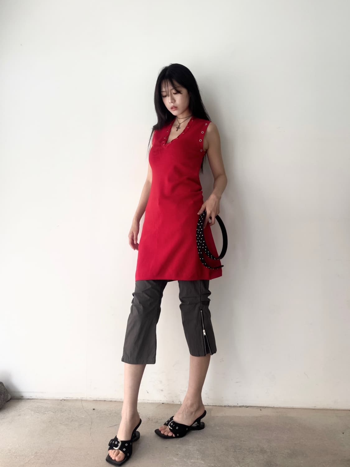 GUESS punching strap ops & top 상품이미지4