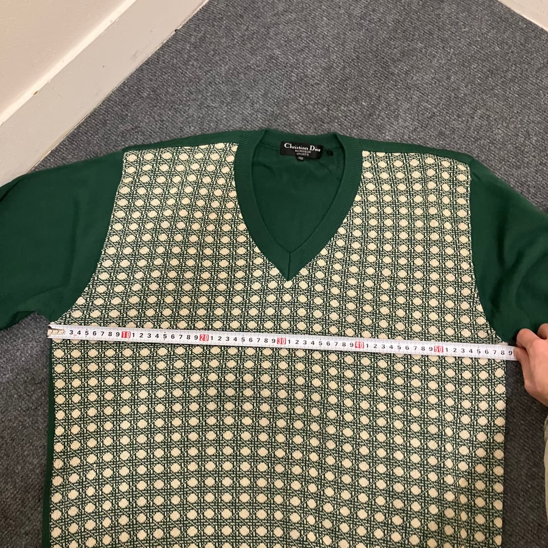 N127 디올 무슈 스포츠 패턴 니트 상품이미지7