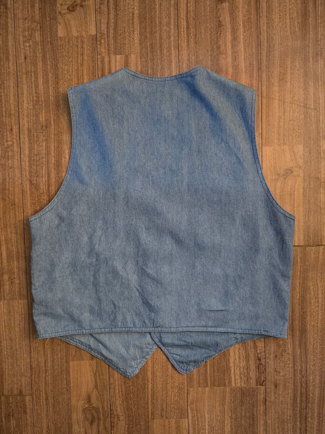 90s USA True Grit 웨스턴 자카드 베스트 M 상품이미지4