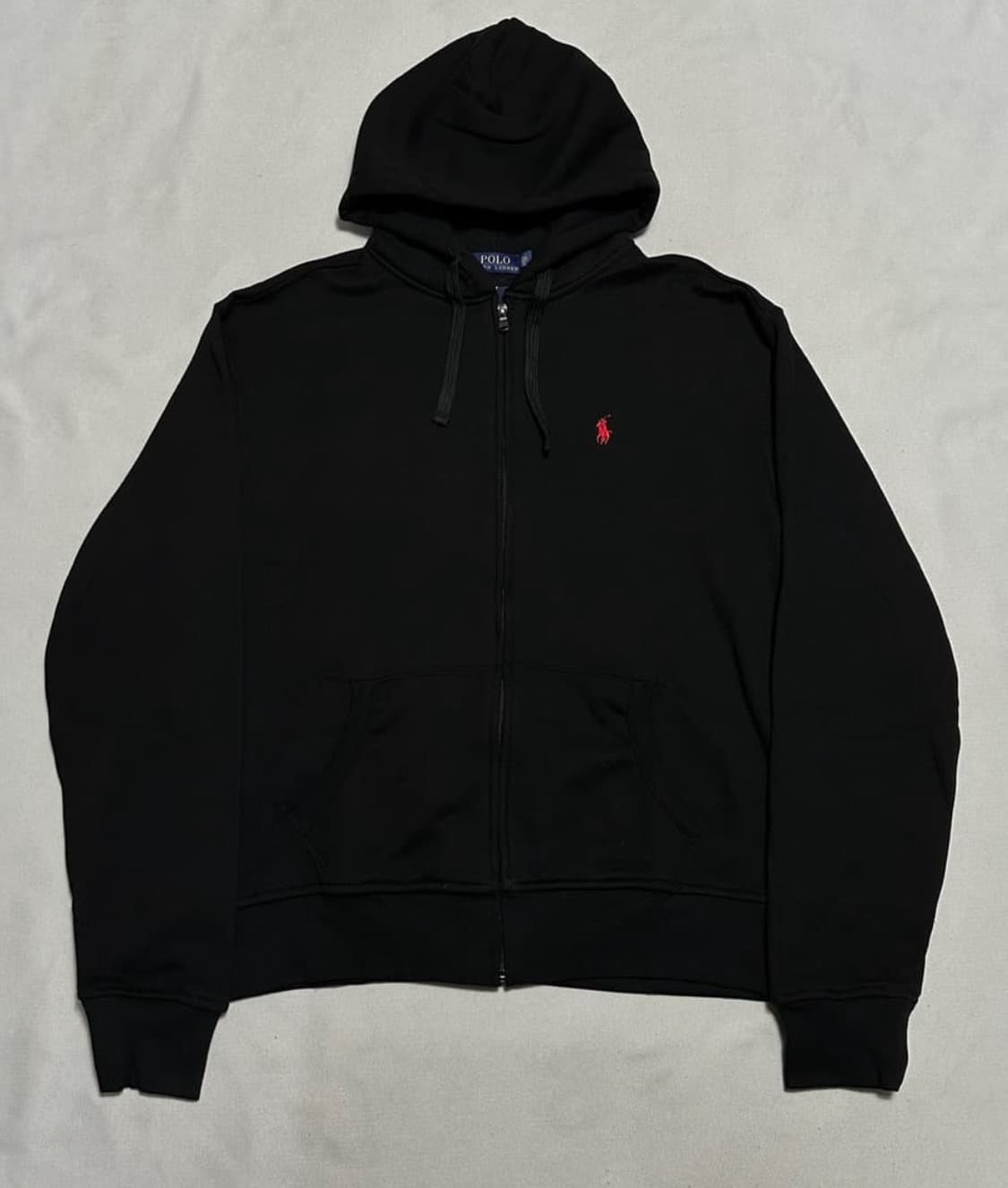 [새상품급]폴로랄프로렌 레드포니 블랙 후드집업 상품이미지2
